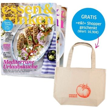 essen & trinken Cover + gratis Prämie Shopper "Tomate"
