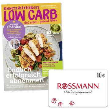 Aktuelles Low Carb Cover + Rossmann Gutschein 10€