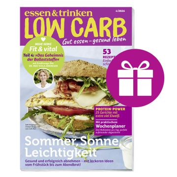 Abbildung Low Carb Cover mit Geschenk-Icon