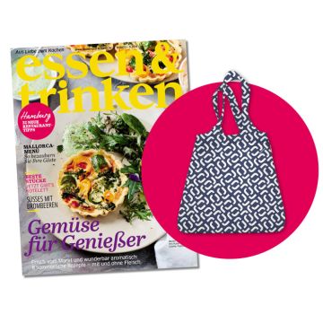 essen & trinken 8-für-6-Abo + Reisenthel Mini Maxi Shopper