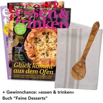 essen & trinken aktuelles Cover + Dankeschön-Set und Gewinnchance
