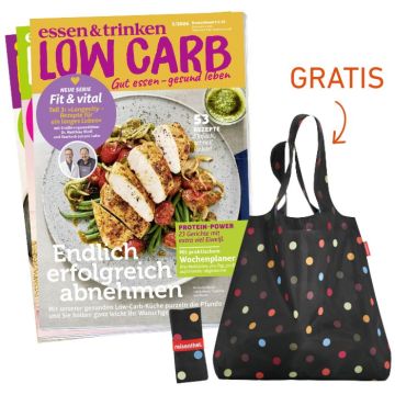 Aktuelles Low Carb Cover + Prämie Reisenthel Mini Maxi Shopper