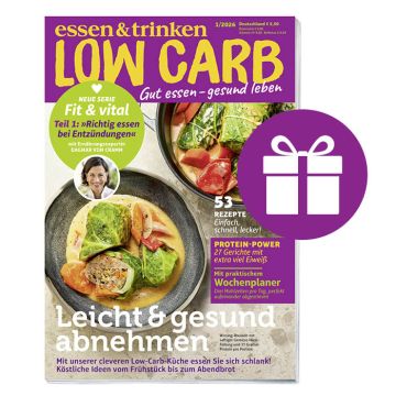 Abbildung Low Carb Cover mit Geschenk-Icon