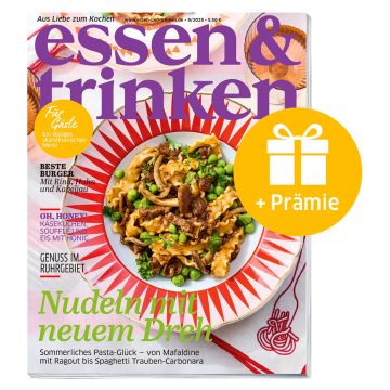 essen & trinken Geschenk-Abo mit Prämie (Abbildung Cover mit Geschenk-Symbol)