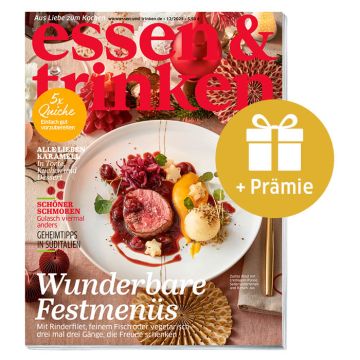 essen & trinken Geschenk-Abo mit Prämie (Abbildung Cover mit Geschenk-Symbol)