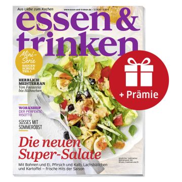 essen & trinken Geschenk-Abo mit Prämie (Abbildung Cover mit Geschenk-Symbol)