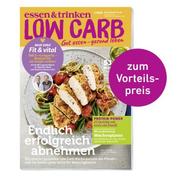 Low Carb Cover Mini-Abo "zum Vorteilspreis"