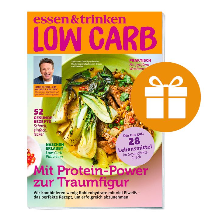 Abbildung Low Carb Cover mit Geschenk-Icon