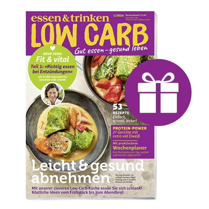 Abbildung Low Carb Cover mit Geschenk-Icon