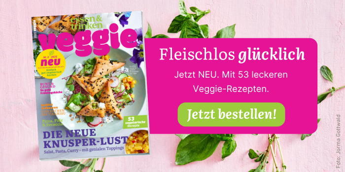 Abbildung der aktuellen Ausgabe von essen & trinken VEGGIE